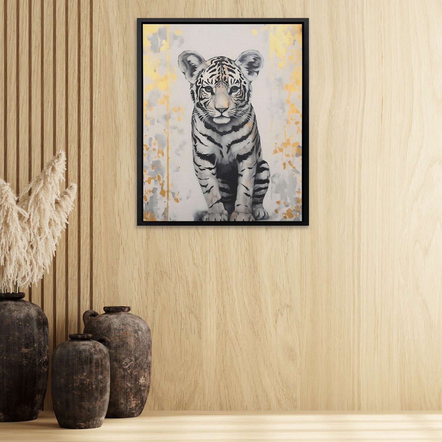 Tiger Cub's Prowl - Luxury Wall Art