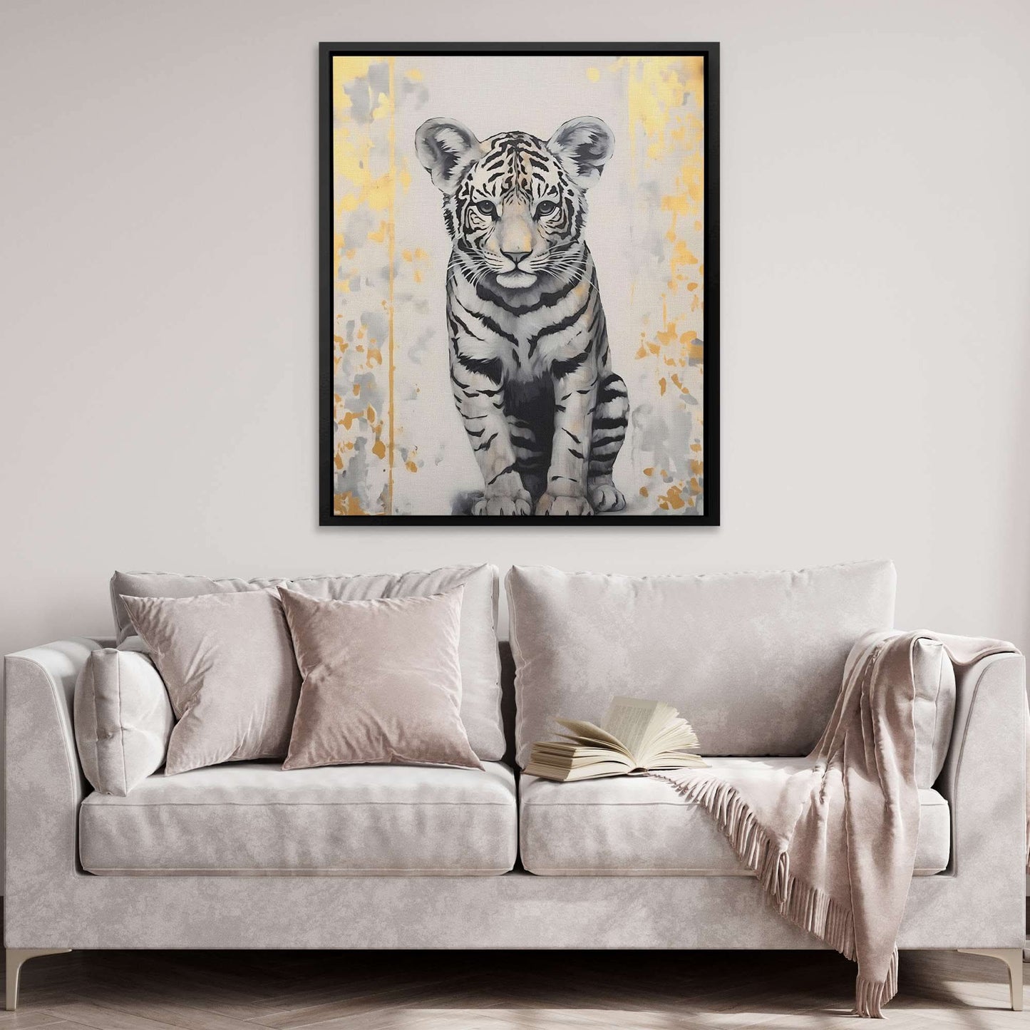 Tiger Cub's Prowl - Luxury Wall Art