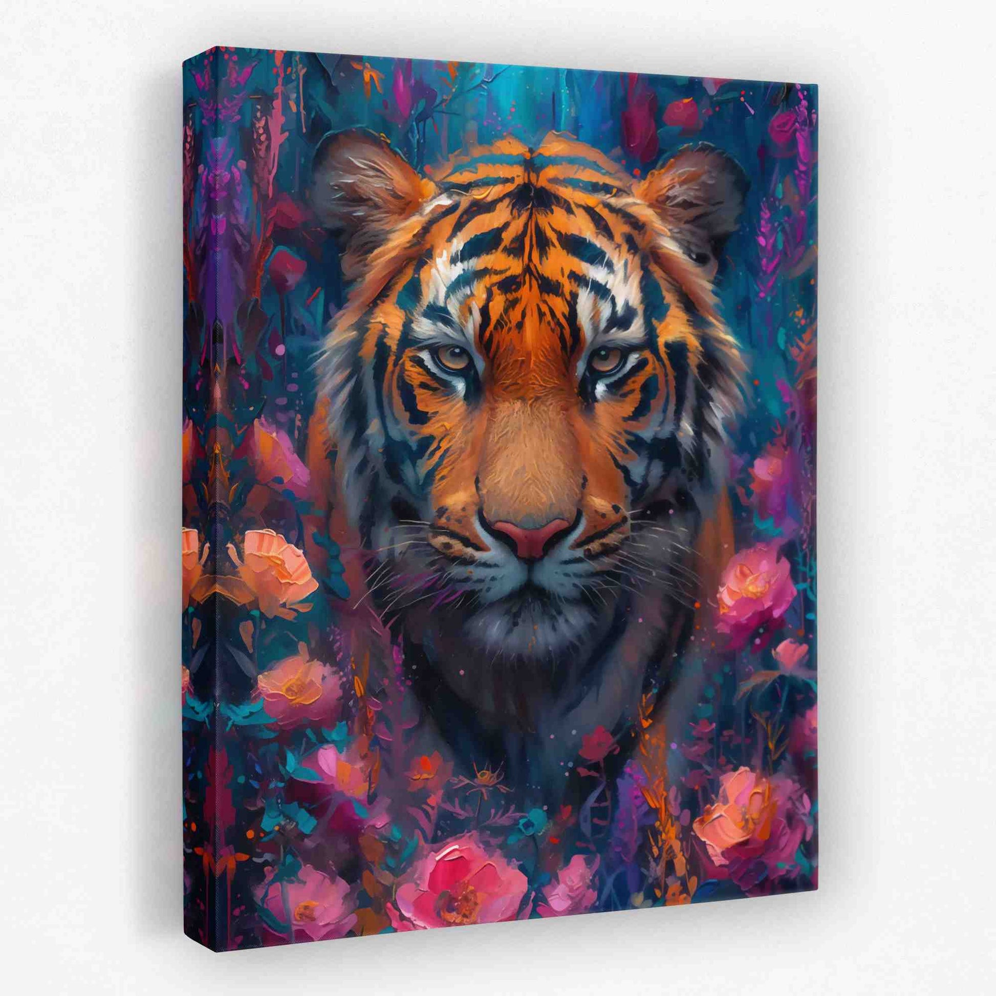 Tiger Lily - Animals Canvas Wall Art
