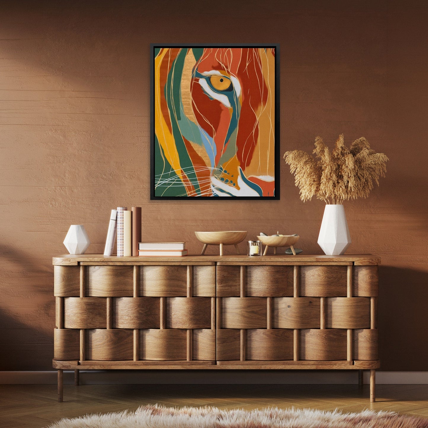Tiger's Copper Flow - Luxury Wall Art