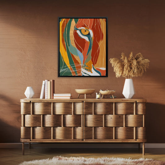Tiger's Copper Flow - Luxury Wall Art