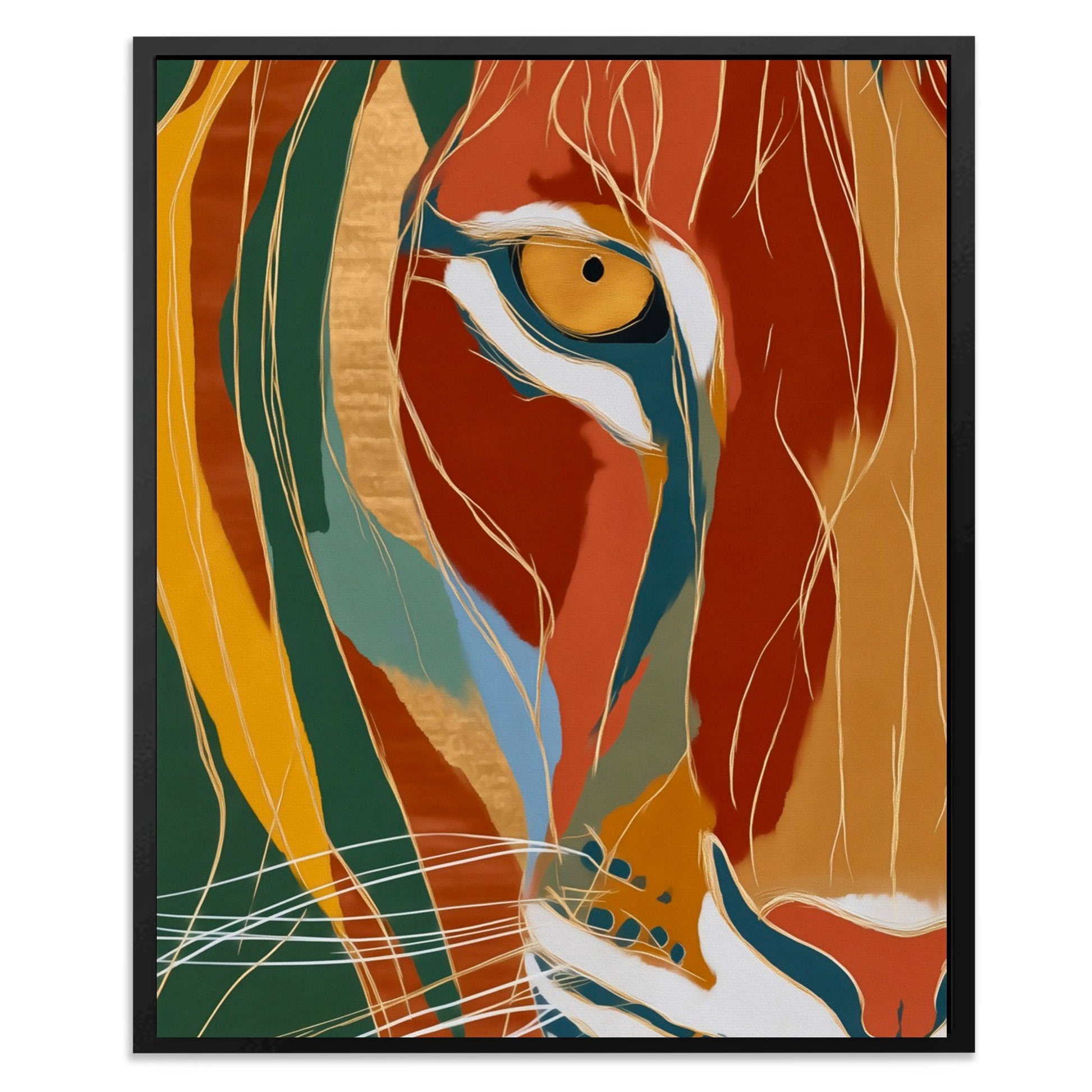 Tiger's Copper Flow - Luxury Wall Art