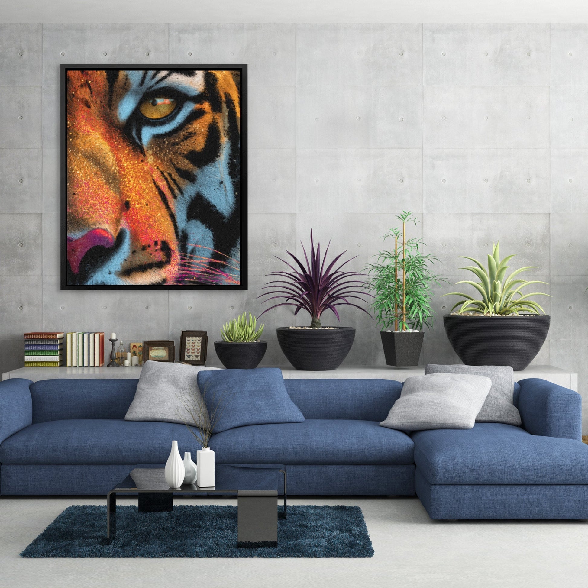 Tiger's Electric Eye - Luxury Wall Art