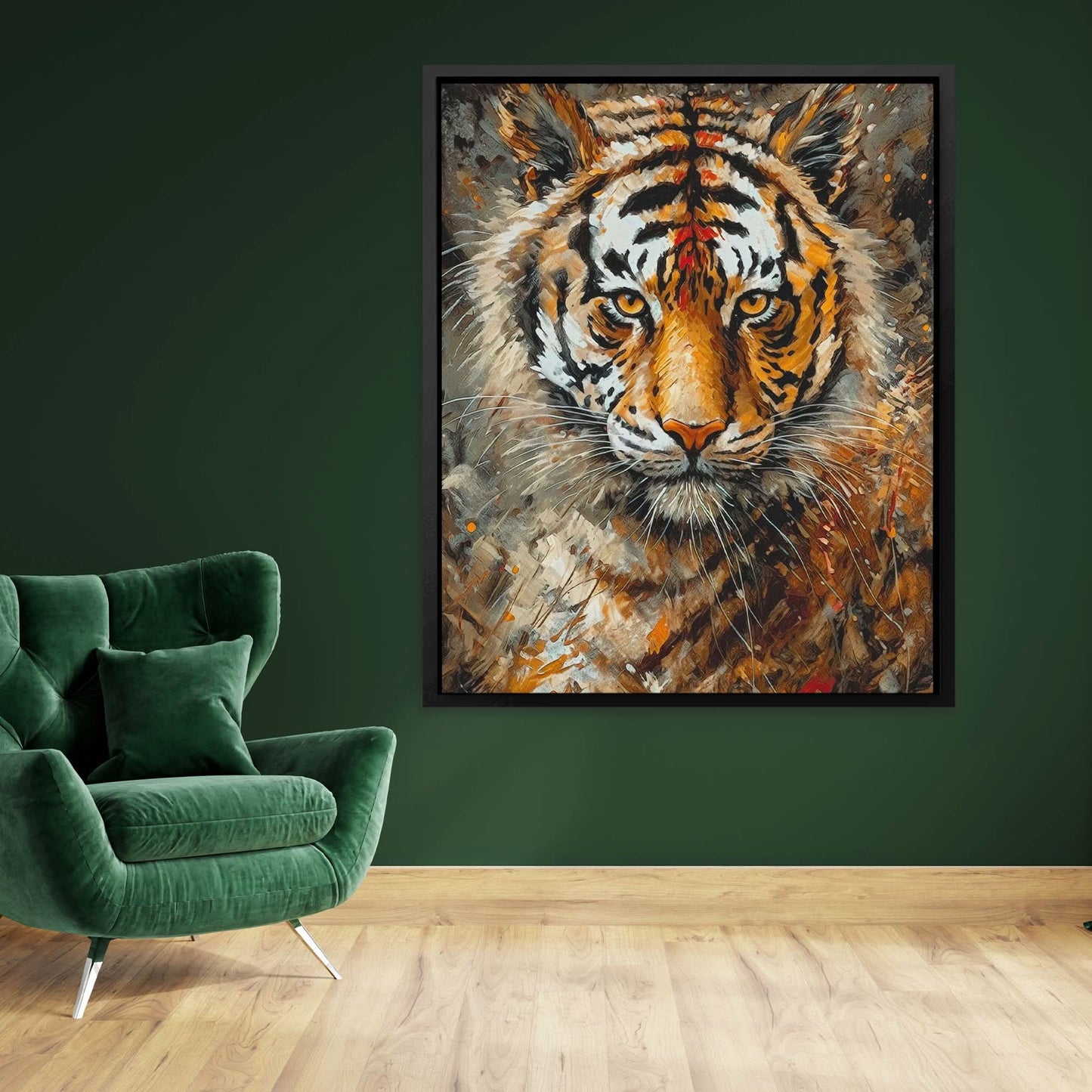 Tiger's Embrace - Luxury Wall Art