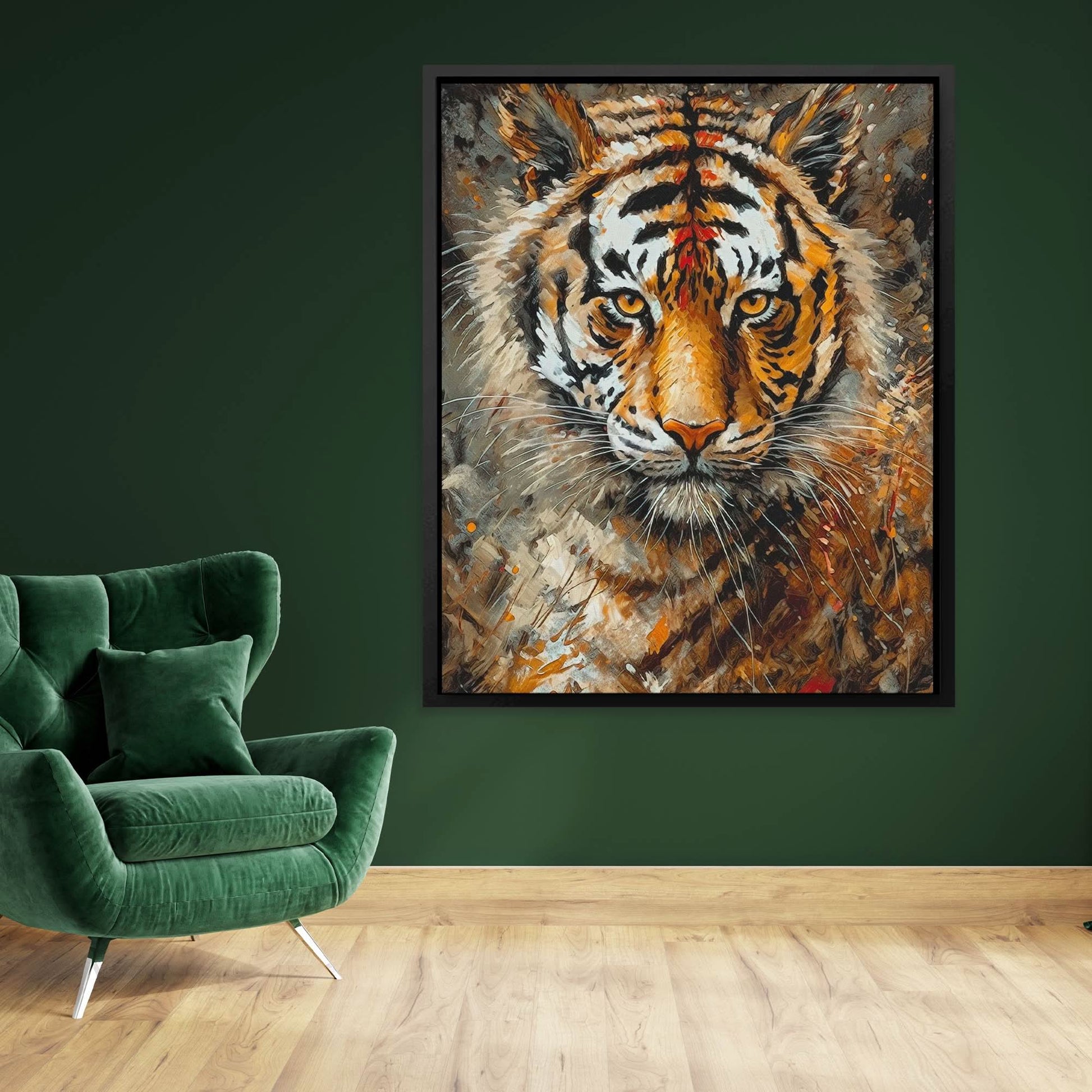 Tiger's Embrace - Luxury Wall Art