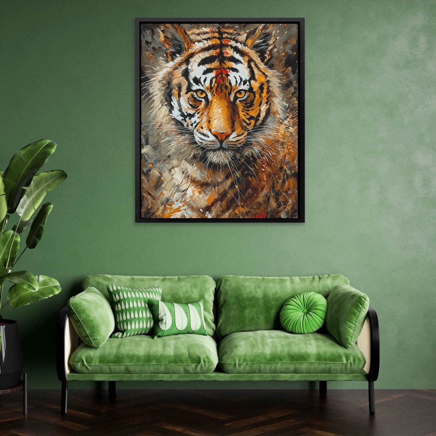 Tiger's Embrace - Luxury Wall Art