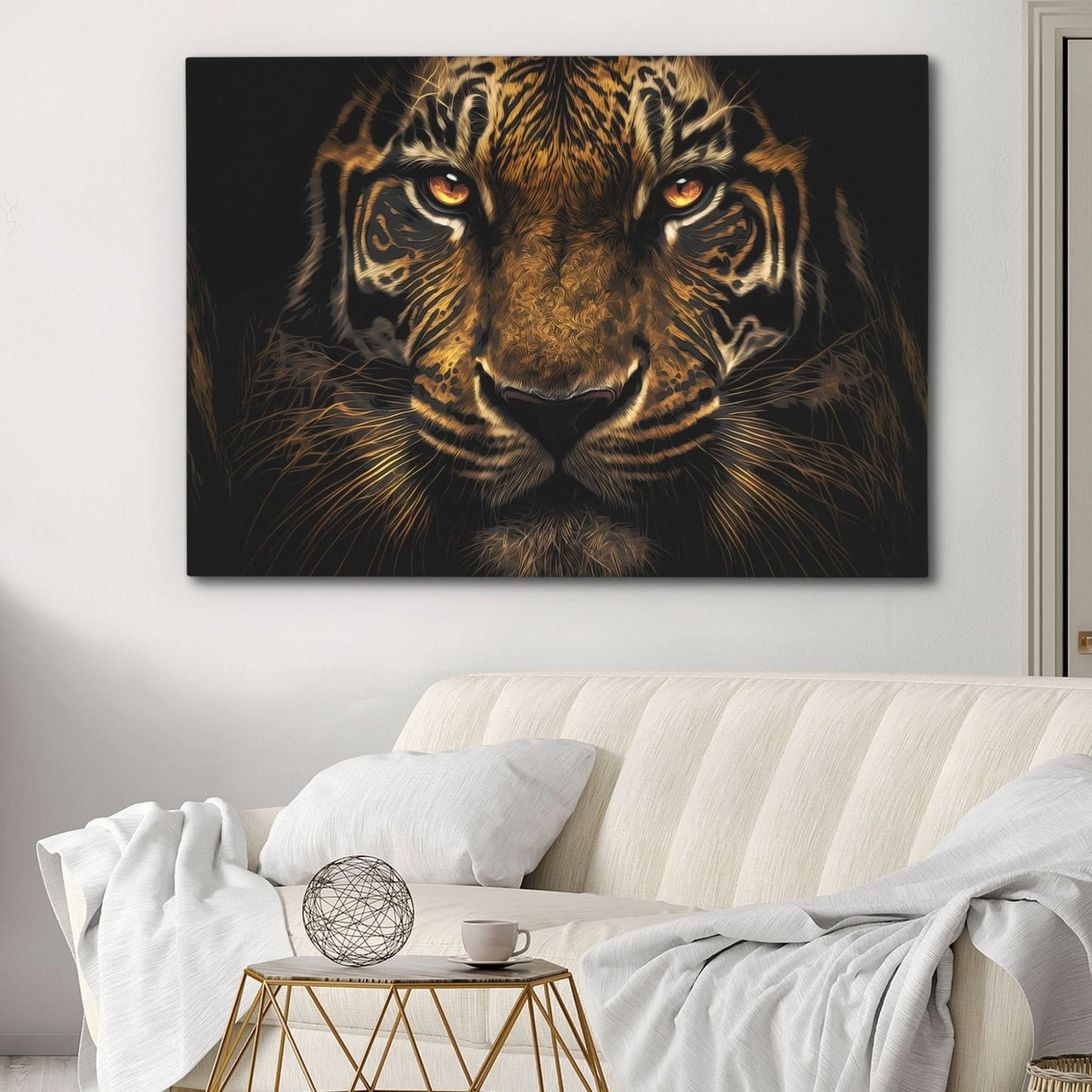 Tigers Gaze - Luxury Wall Art