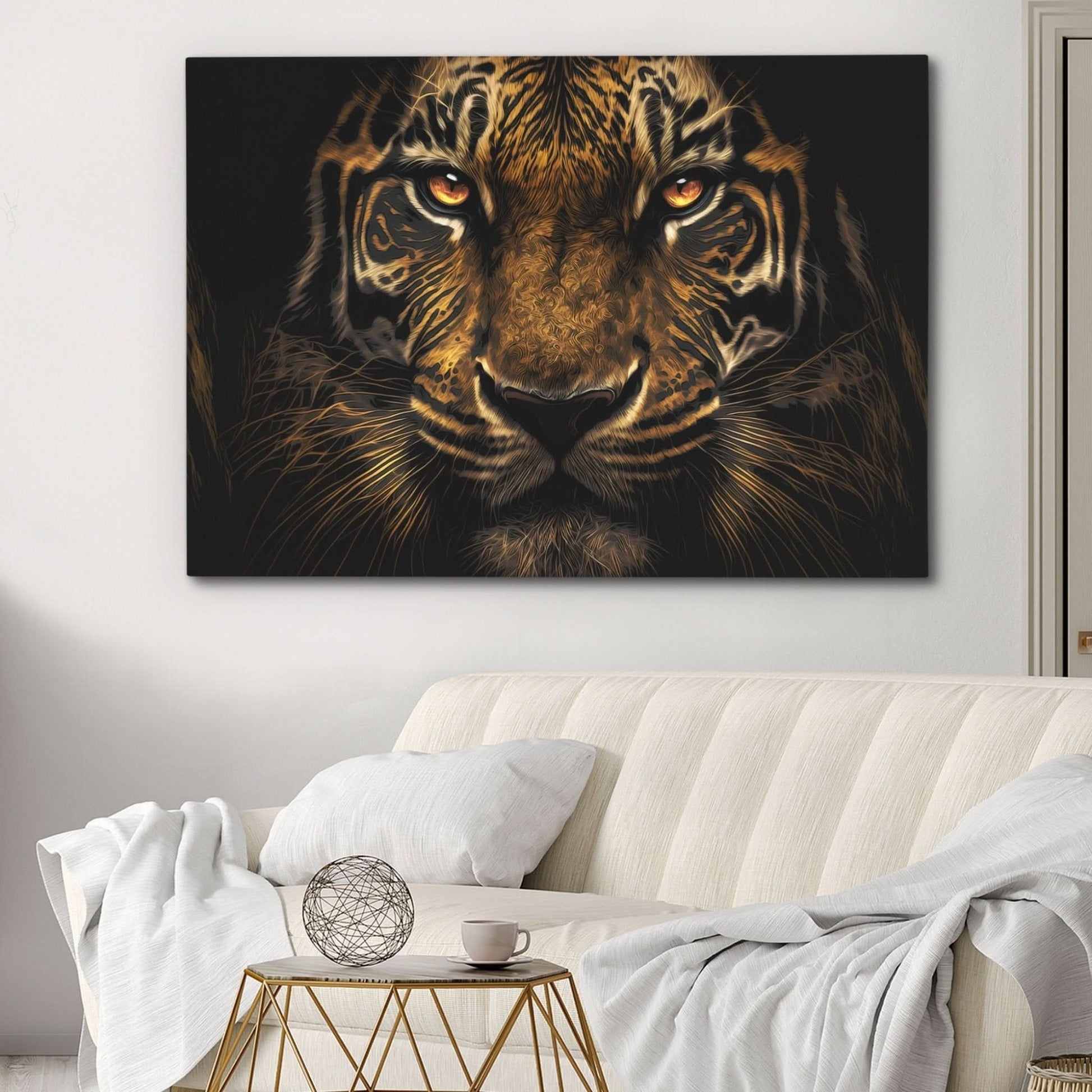 Tigers Gaze - Luxury Wall Art