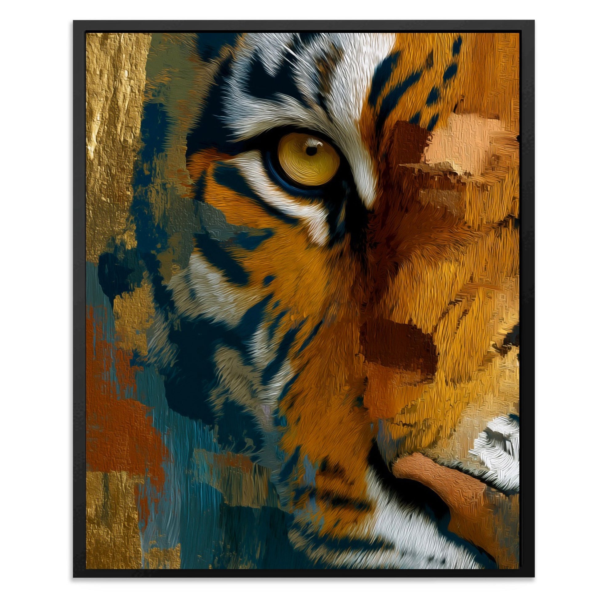 Tiger's Molten Eye - Luxury Wall Art
