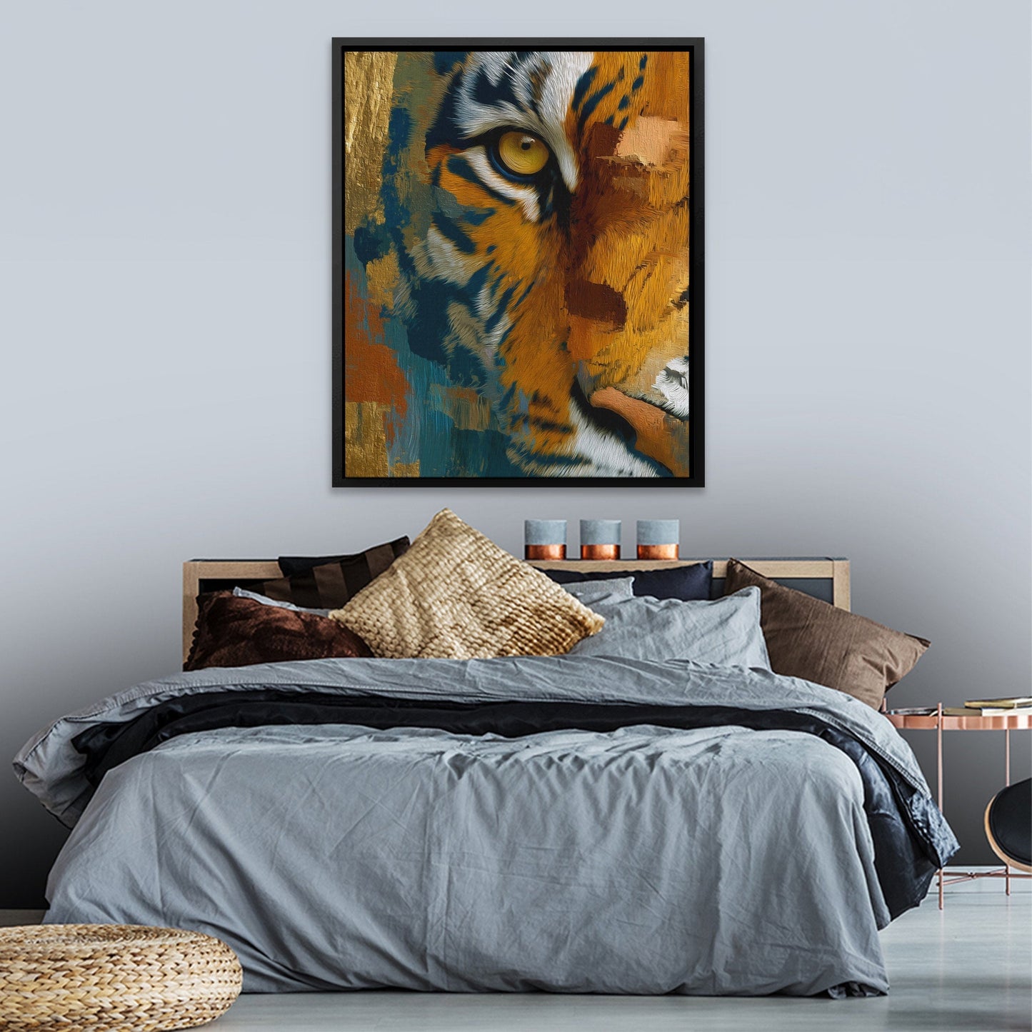 Tiger's Molten Eye - Luxury Wall Art