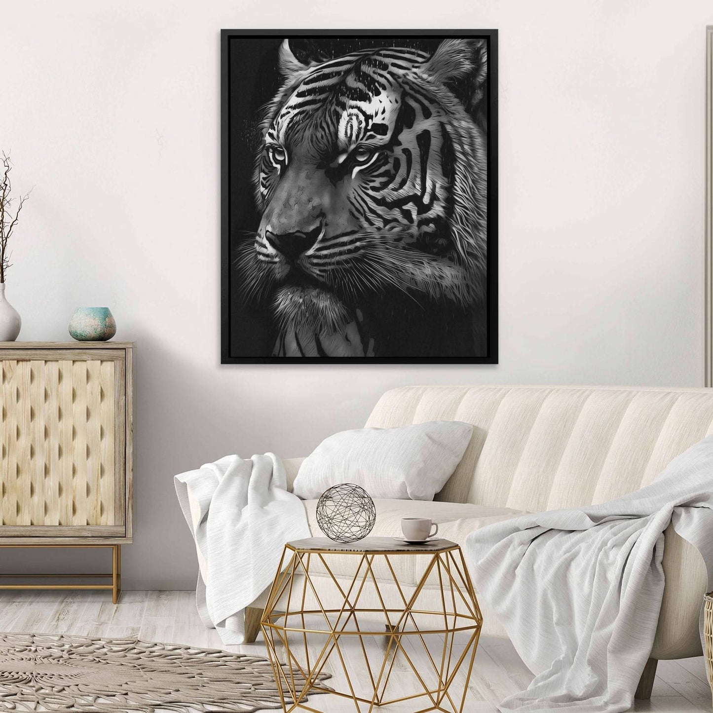Tiger's Prey - Luxury Wall Art