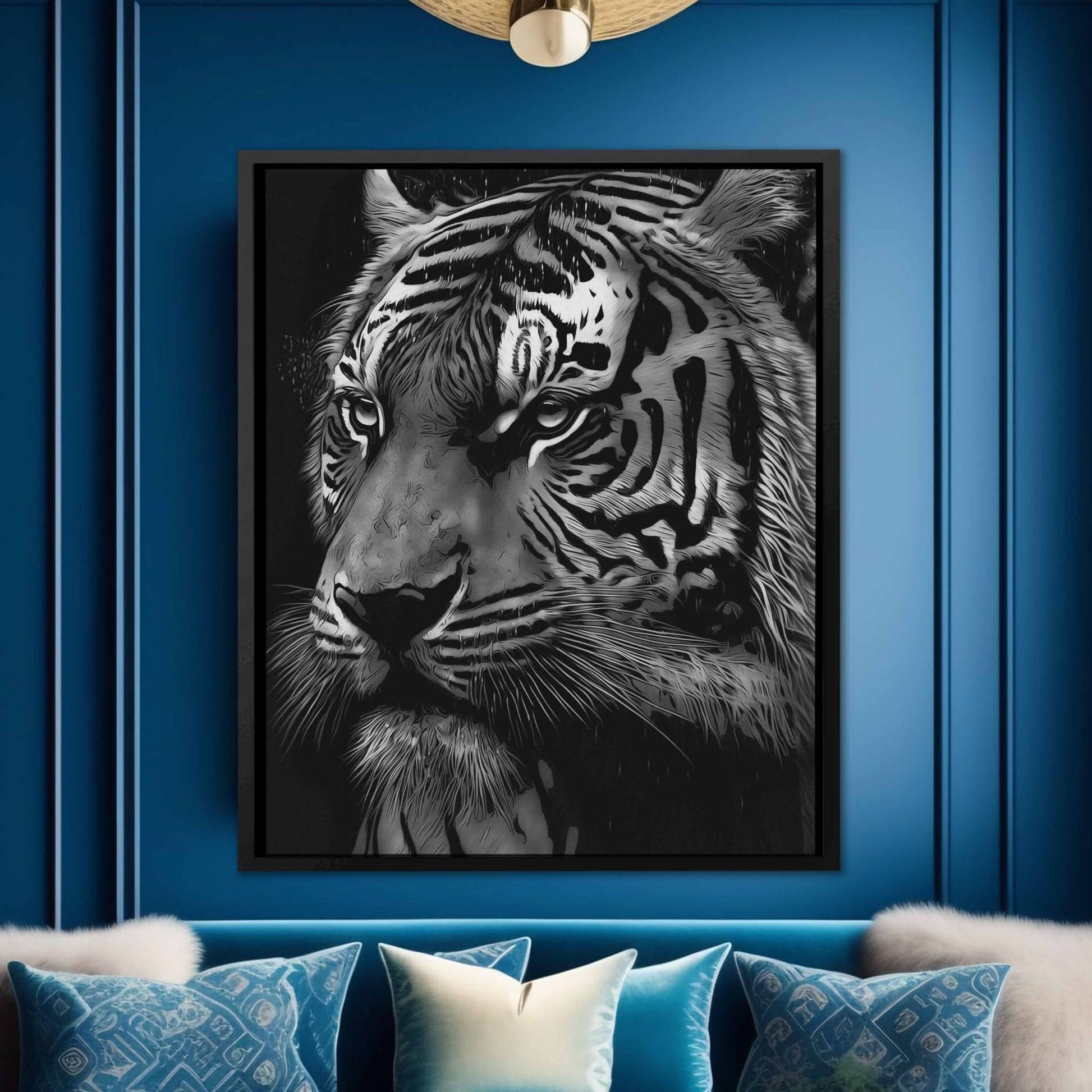 Tiger's Prey - Luxury Wall Art