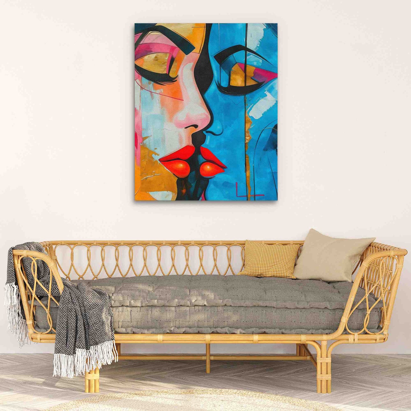 Timeless Love - Large Pop Art Canvas Print