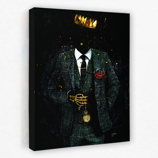 Timeless Skeleton King - Luxury Wall Art