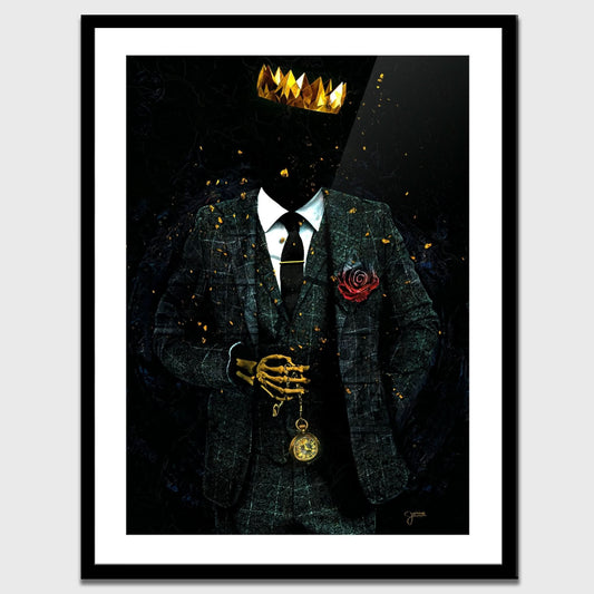 Timeless Skeleton King Semi - gloss Print - Luxury Wall Art