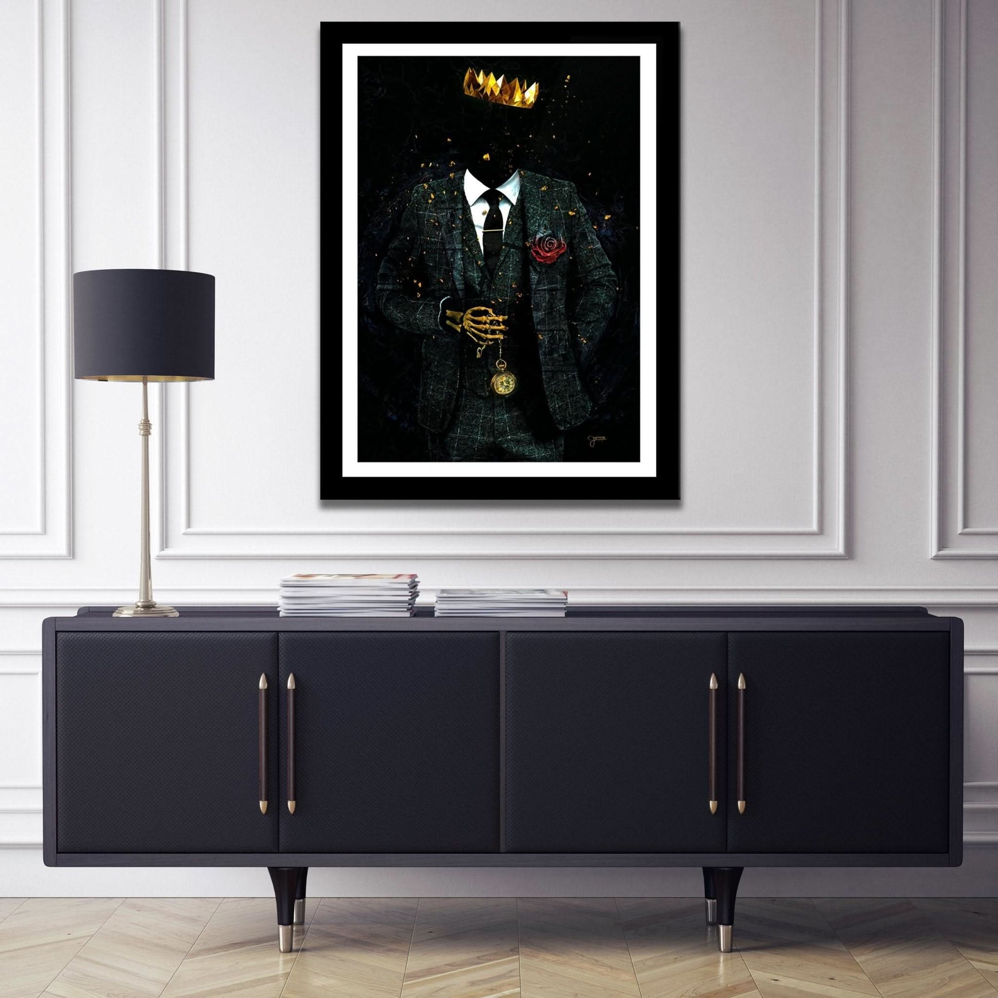 Timeless Skeleton King Semi - gloss Print - Luxury Wall Art