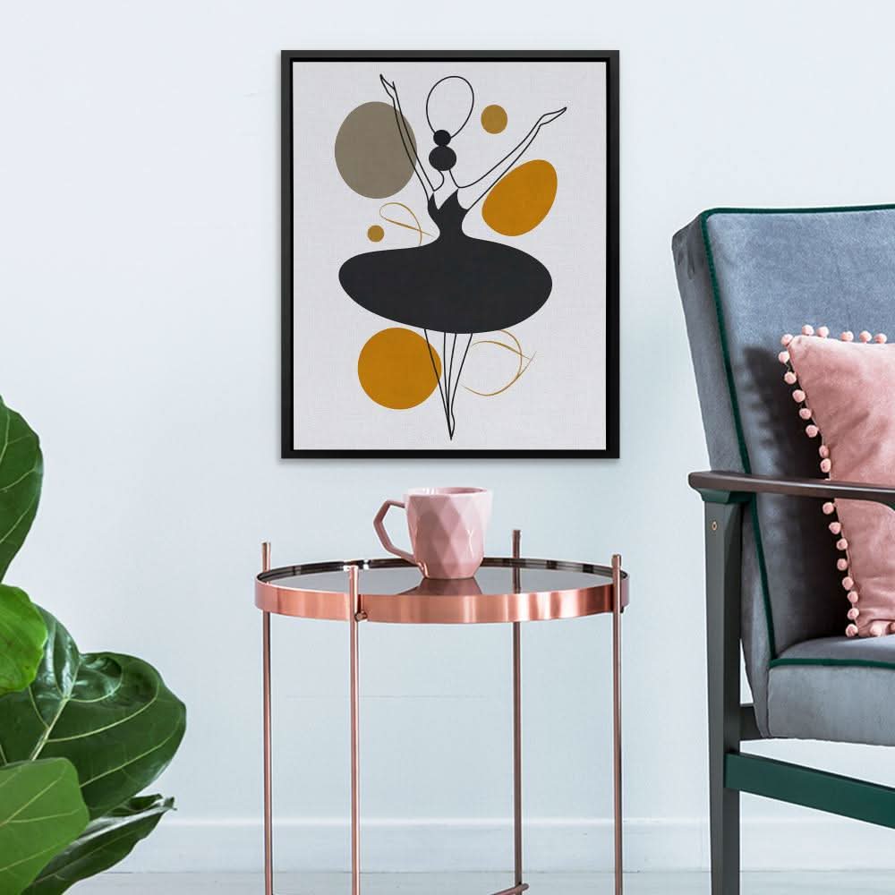 Tiny little Dancer - Beige Wall Art for Lounge