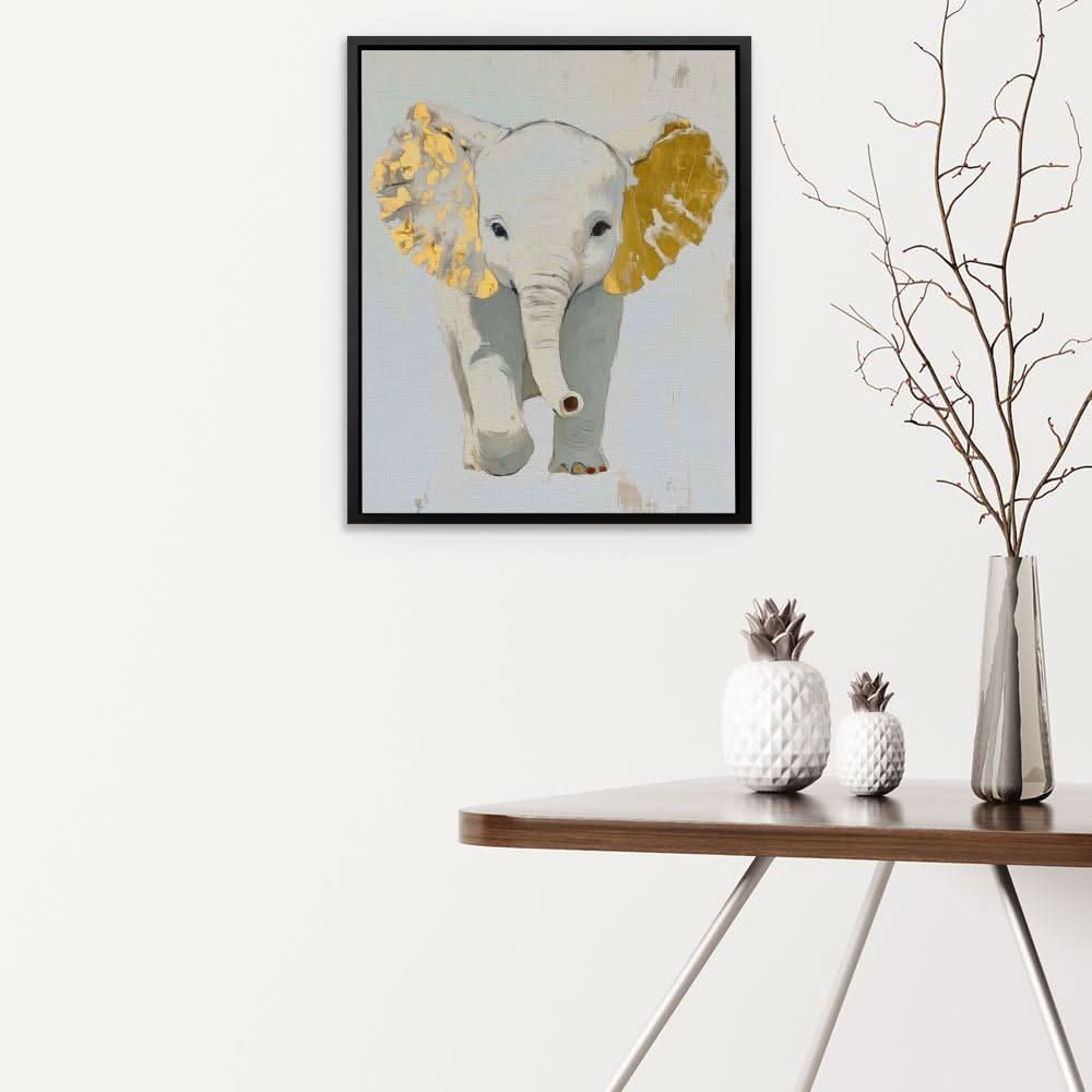 Tiny Trunk - Large Canvas Print