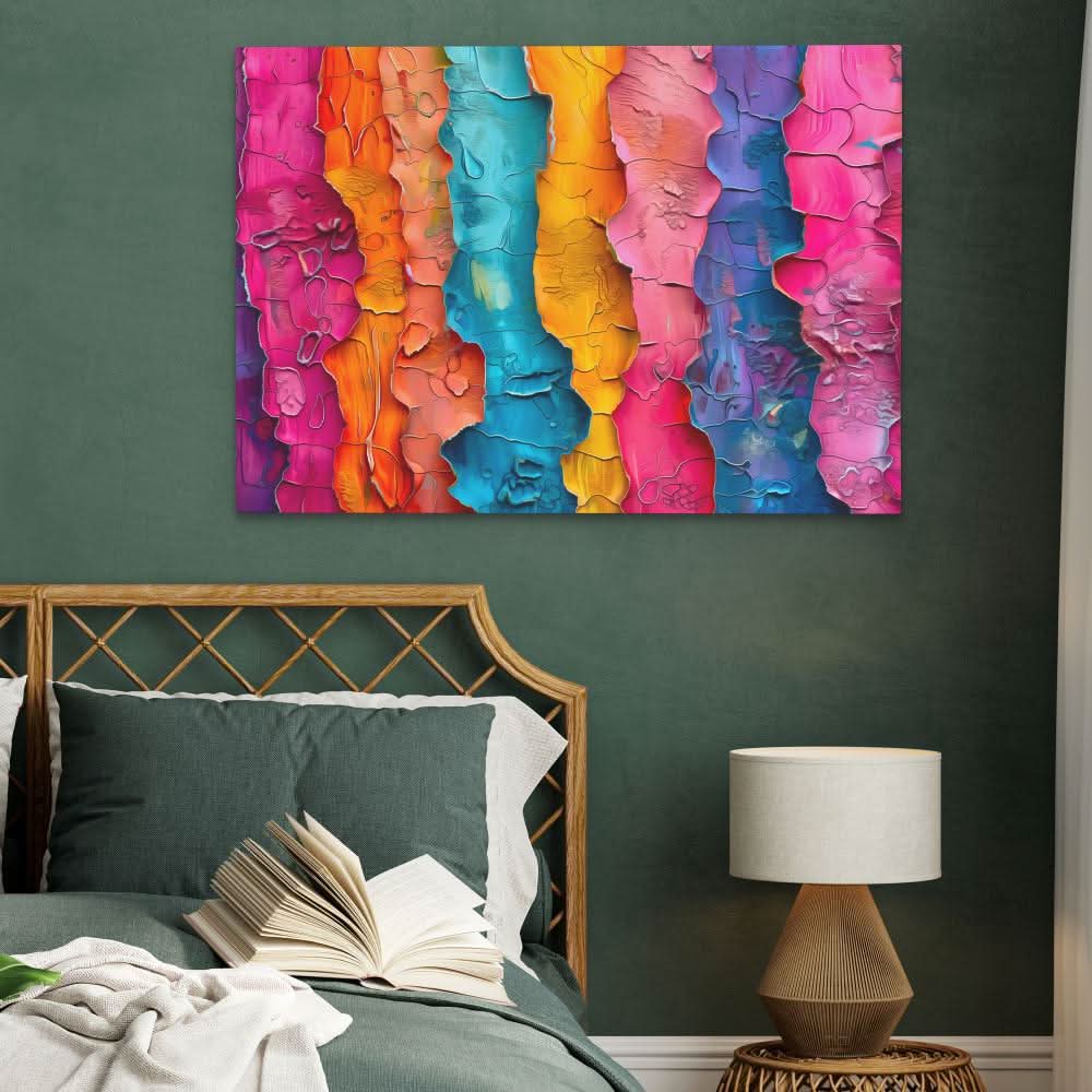 Torn Colors - Magenta Art for Creative Studio