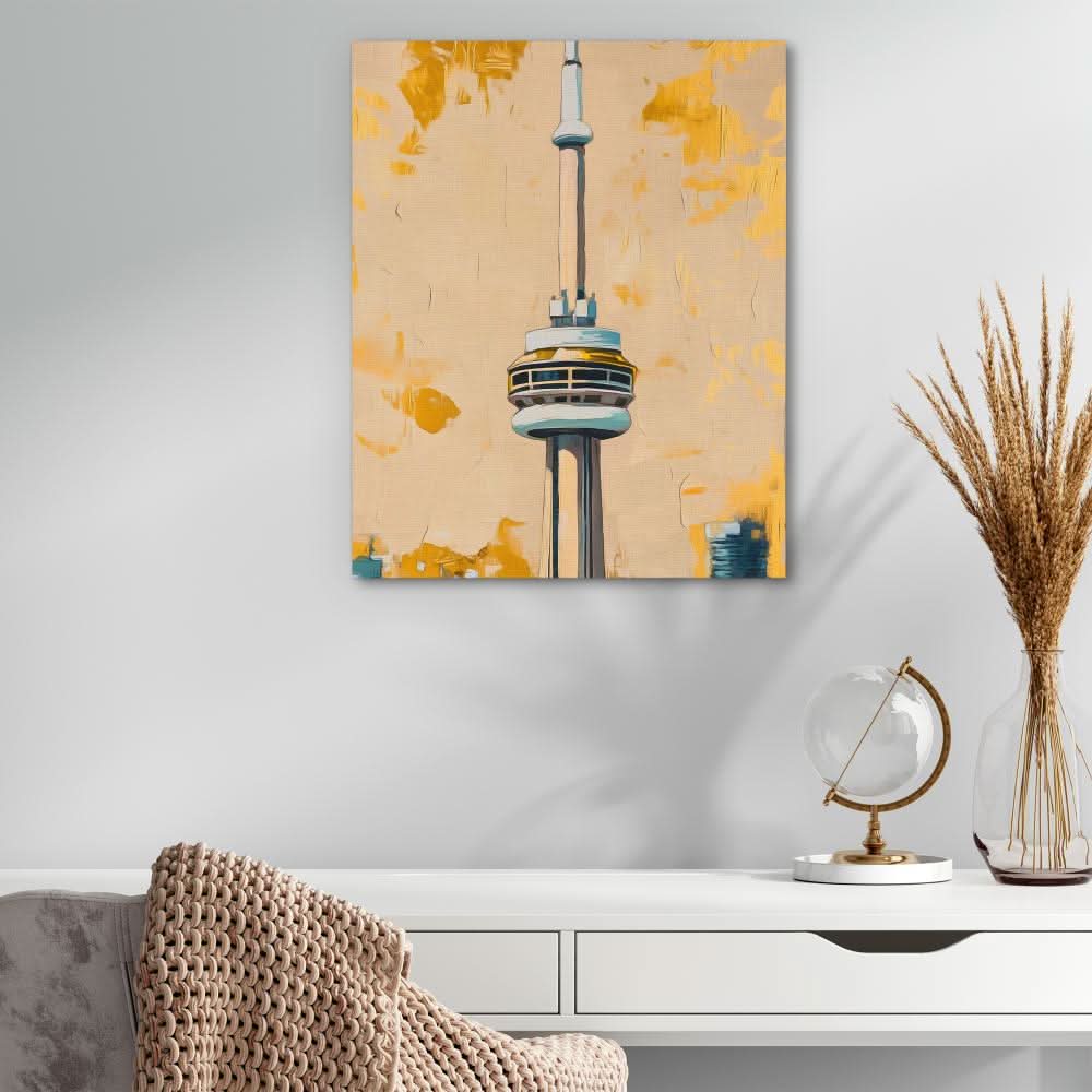 Toronto’s Sky-High Icon - Large Canvas Print