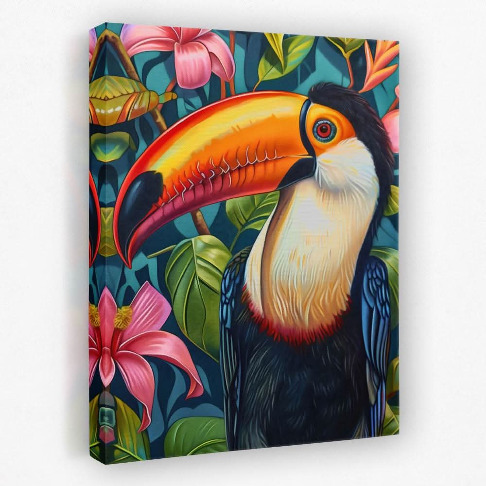 Toucan Dreams - Animals Canvas Wall Art