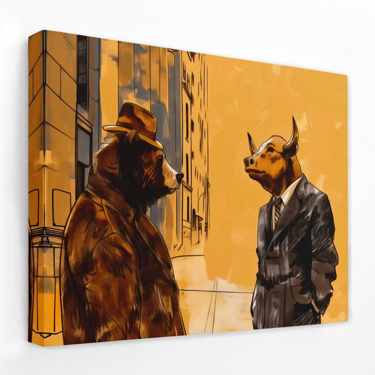 Trading Secrets - Bear Canvas Wall Art