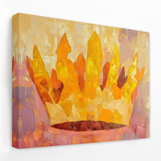 Tranquil Crown - Crown Canvas Wall Art