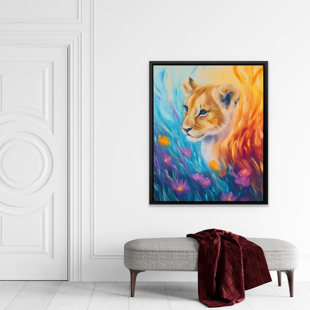 Tranquil Dreamer - Blue Wall Art for Kids Room