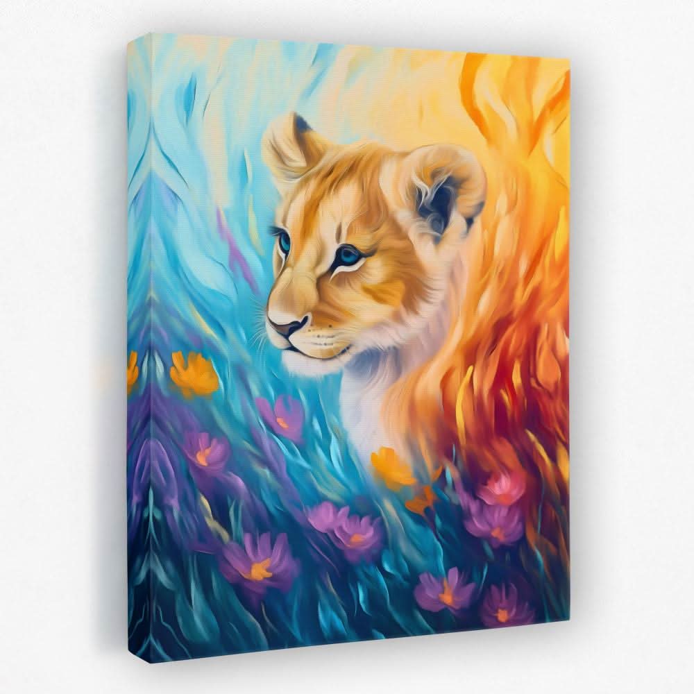 Tranquil Dreamer - Baby Animal Canvas Wall Art