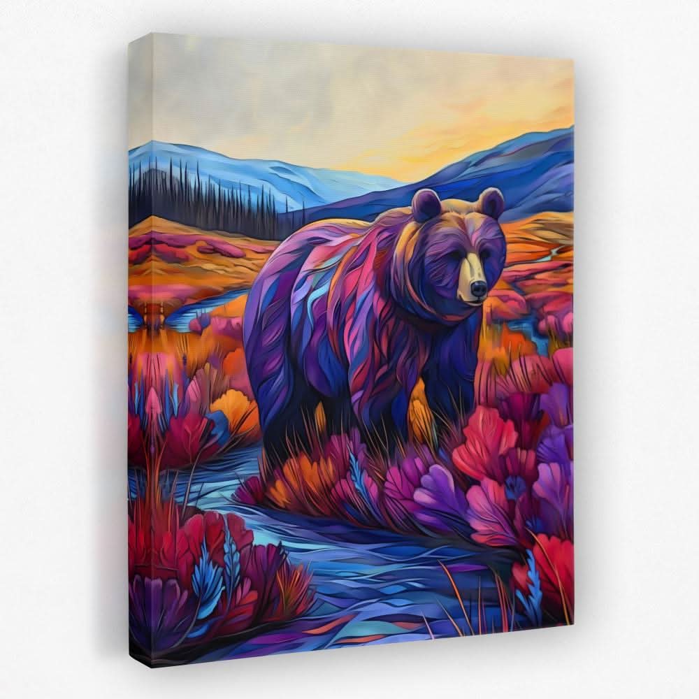 Tranquil Meadow - Animals Canvas Wall Art