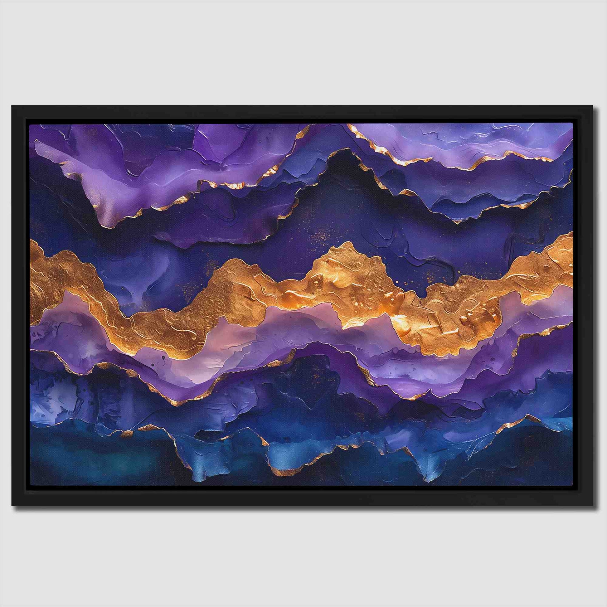 Tranquil Tones - Gold Mountain Canvas Print