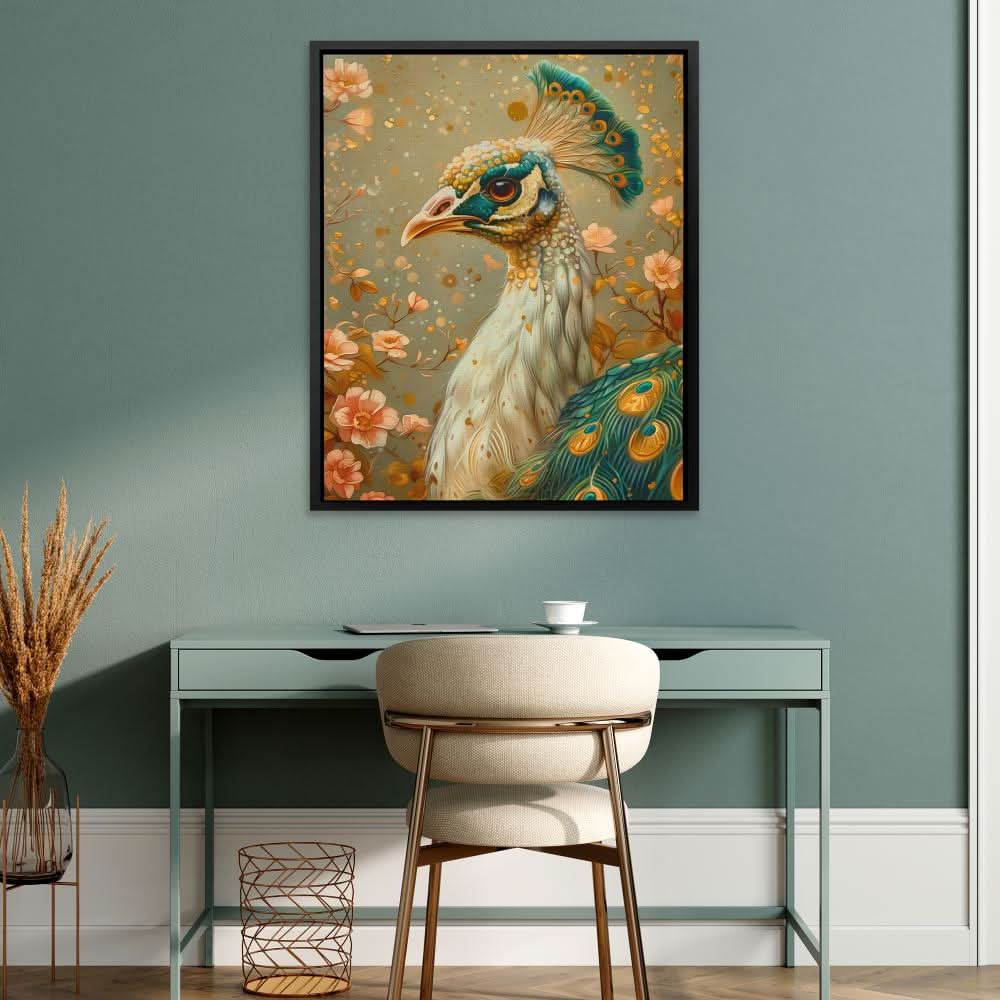 Tranquil Touch - Gold Canvas Wall Art