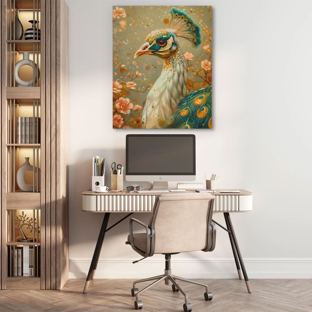 Tranquil Touch - Wall Art in Black Frame