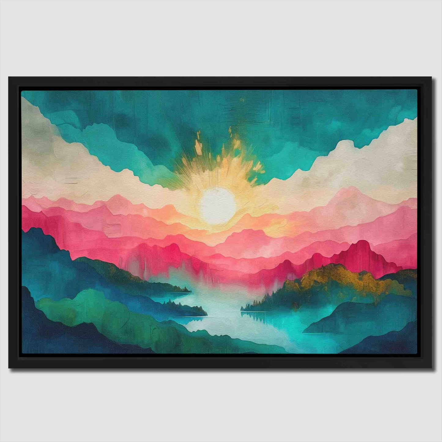 Tranquility Lake - Luxury Wall Art
