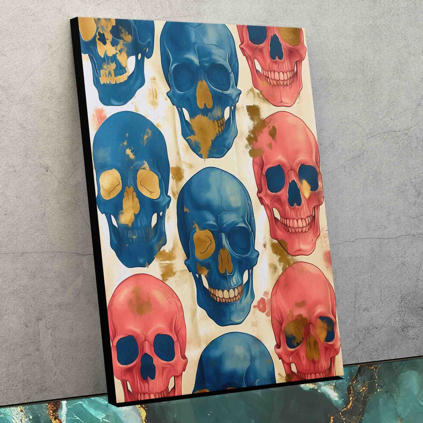 Trendy Skulls - Luxury Wall Art