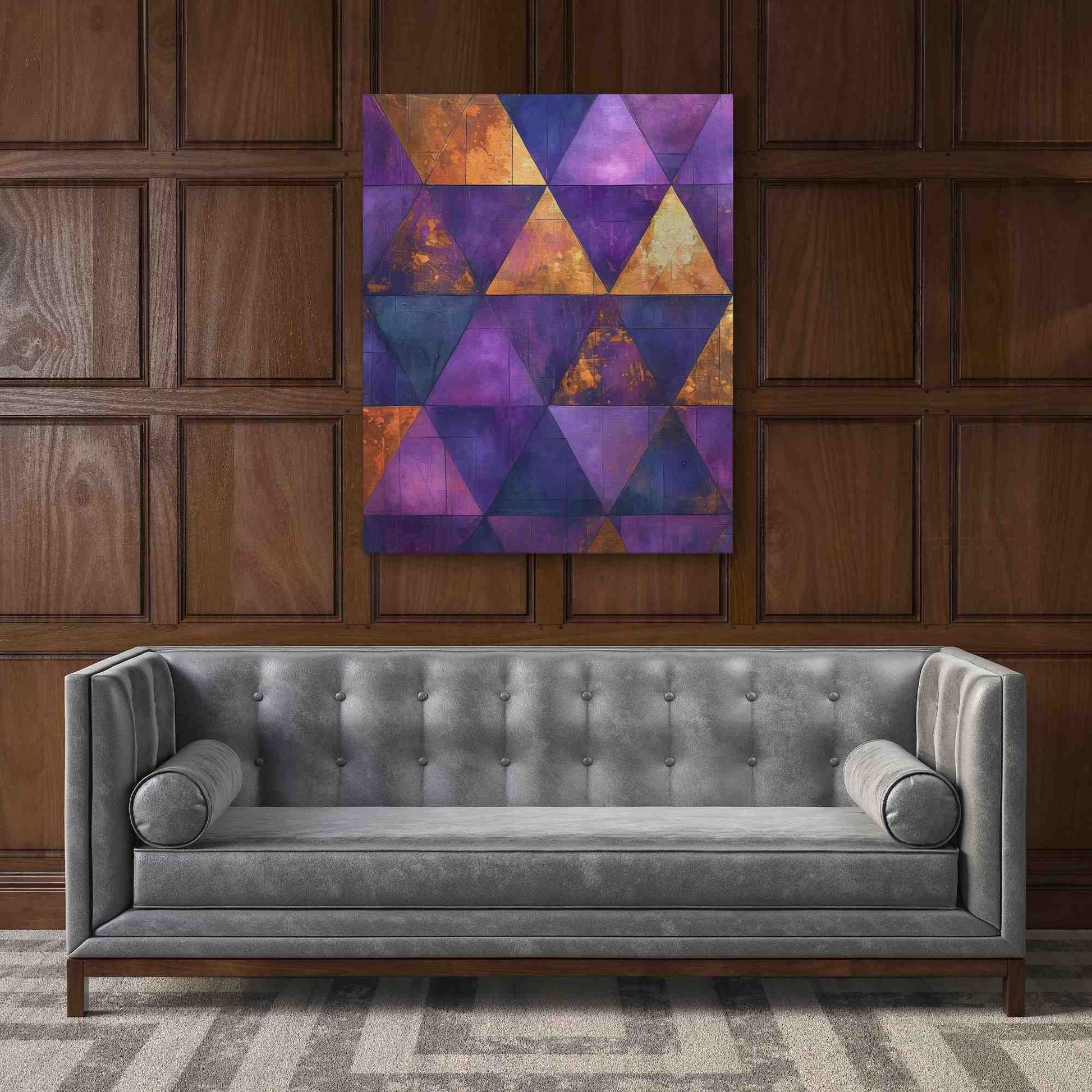 Triangular Gold - Triangle Art