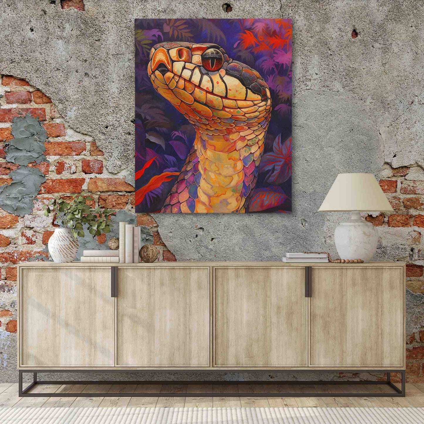 Trippin Snake - Luxury Wall Art