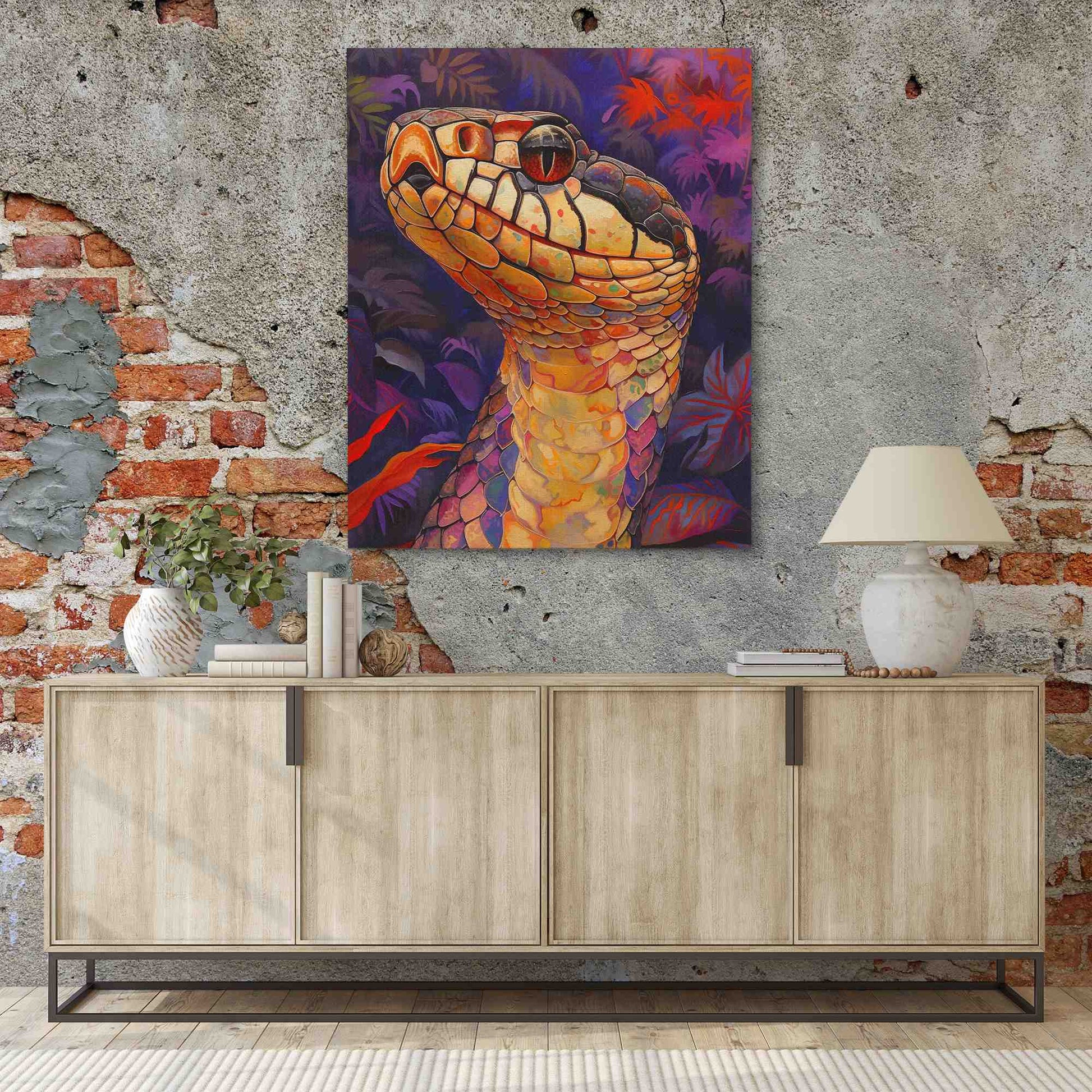 Trippin Snake - Luxury Wall Art