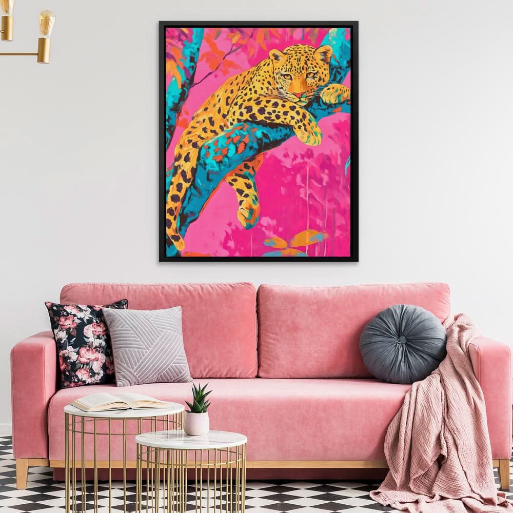 Tropical Daydream - Wall Art in Black Frame