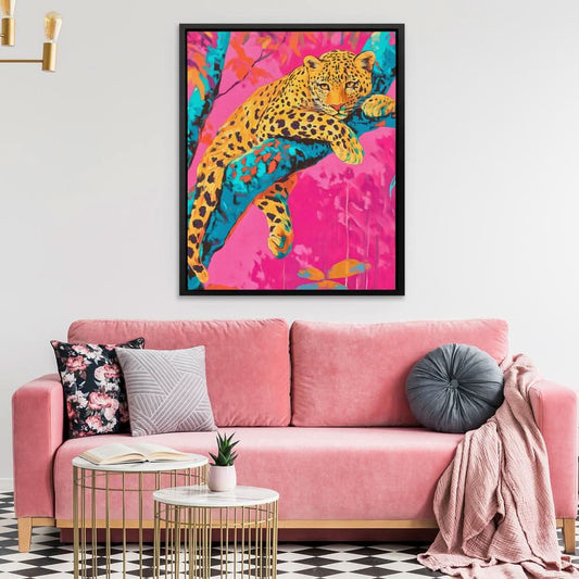 Tropical Daydream - Wall Art in Black Frame