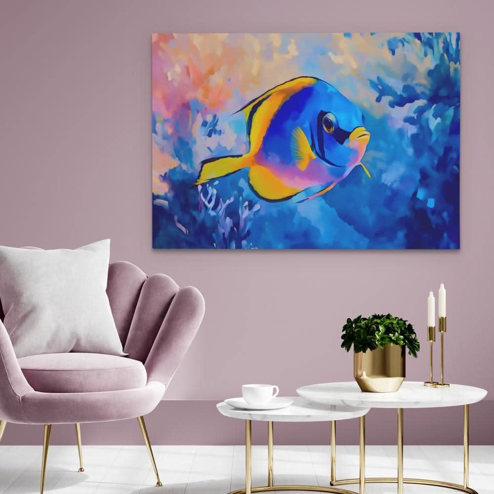 Tropical Drifter - Wall Art in Black Frame