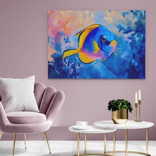 Tropical Drifter - Wall Art in Black Frame