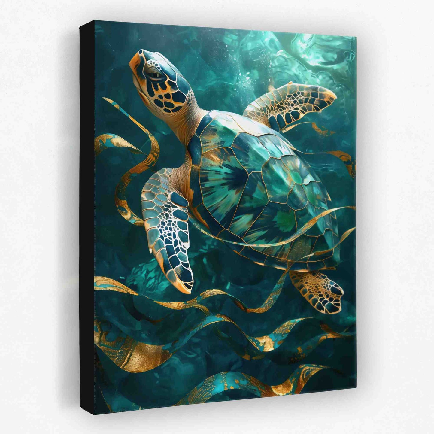 Tropical Escape - Green Canvas Wall Art