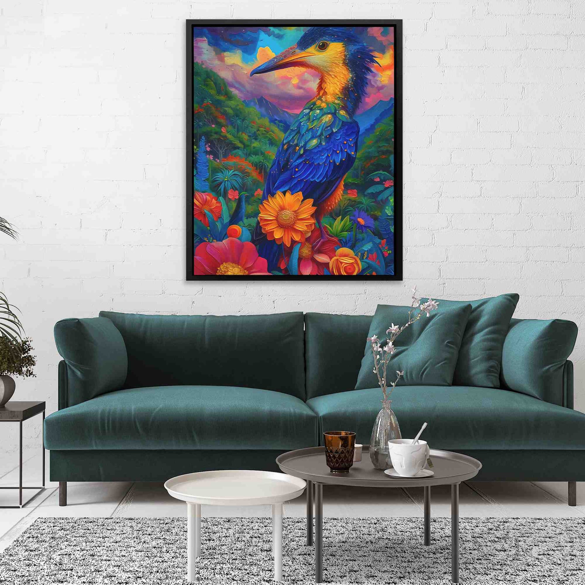 Tropical Paradise - Colorful Island Canvas Print