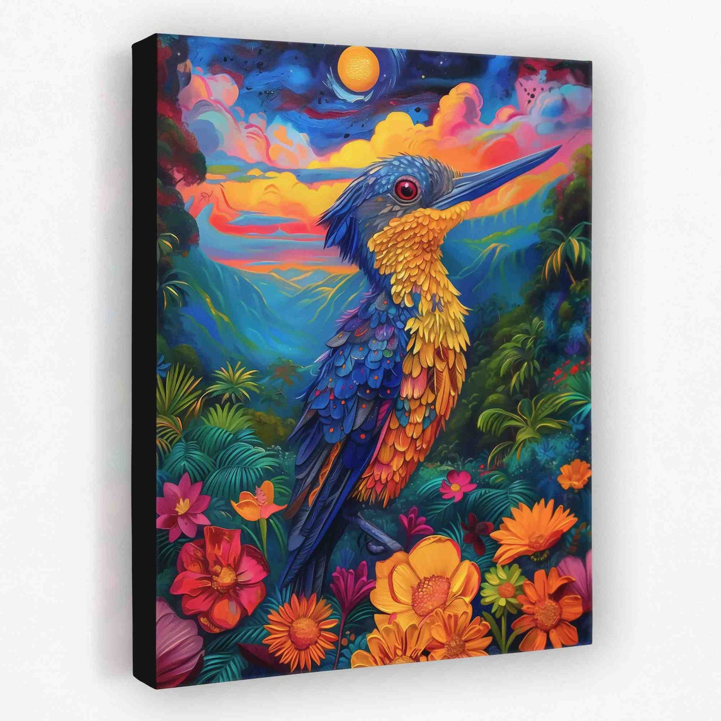 Tropical Rain Forest Bird - Bird Canvas Wall Art