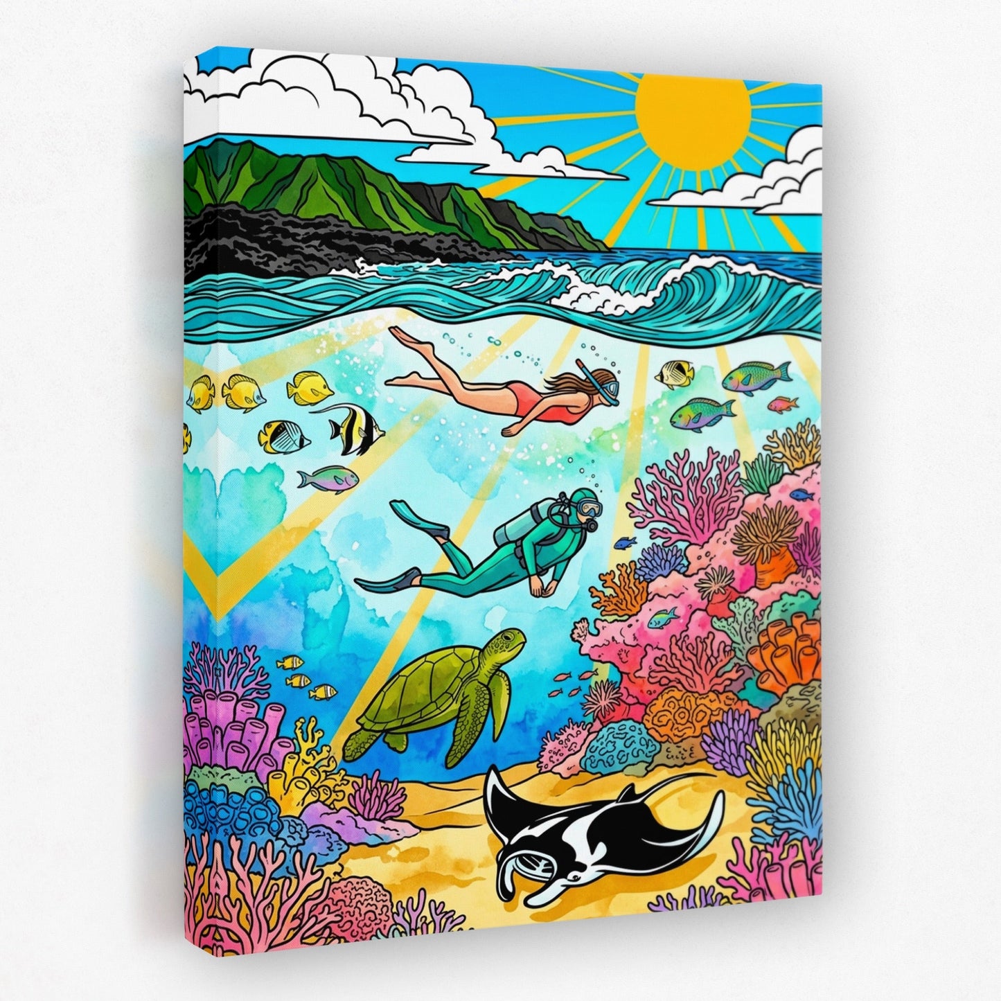 Tropical Reef Scene