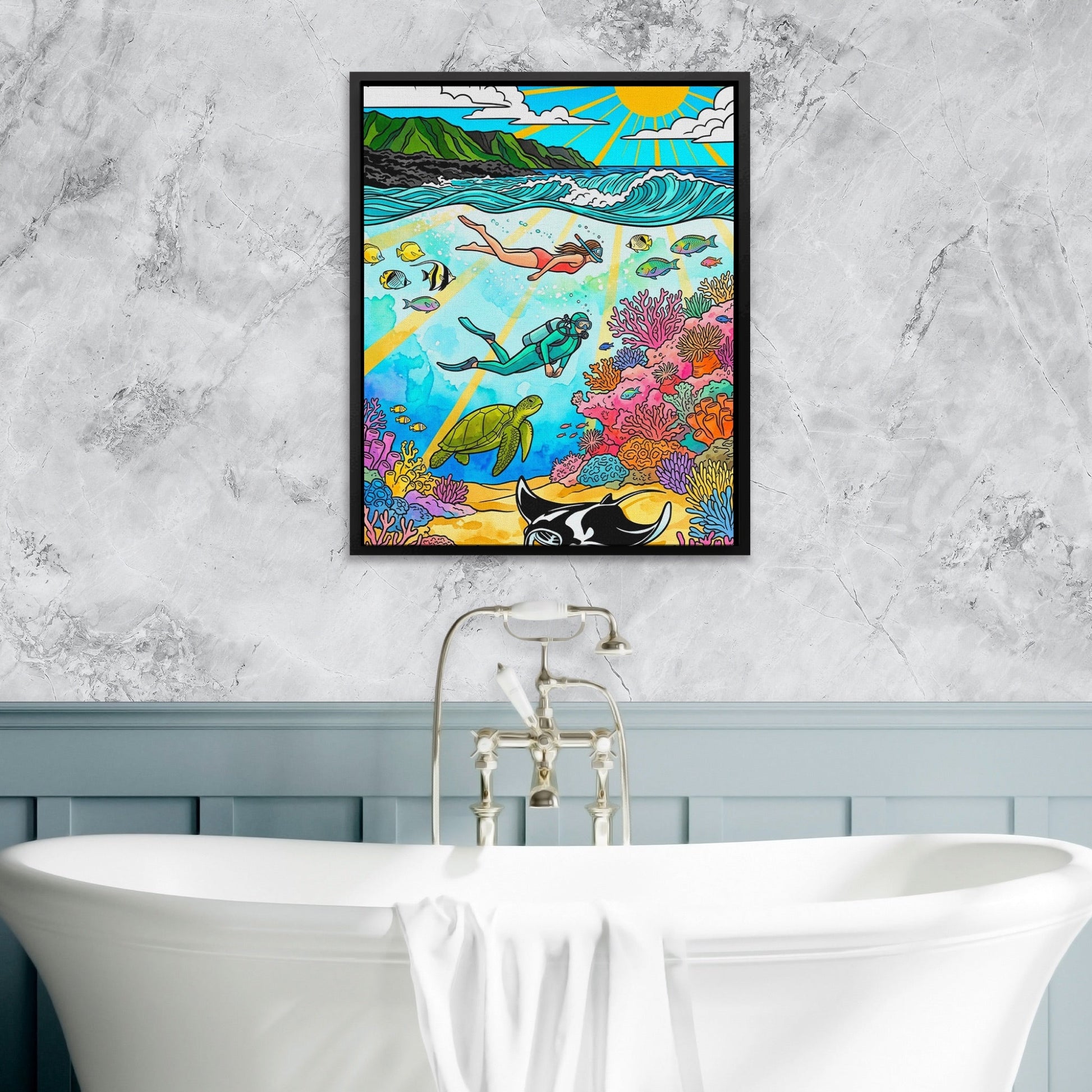 Tropical Reef Scene
