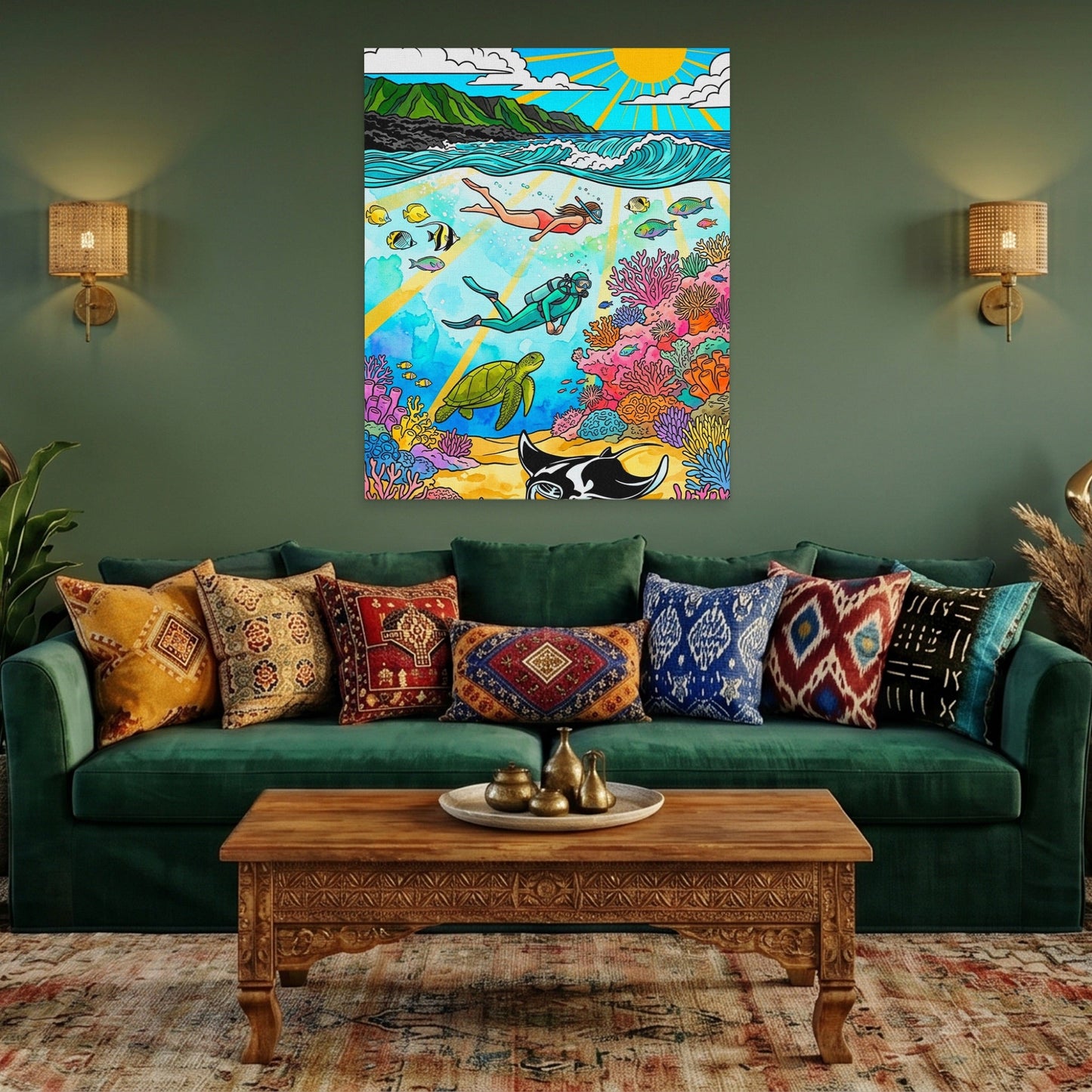 Tropical Reef Scene
