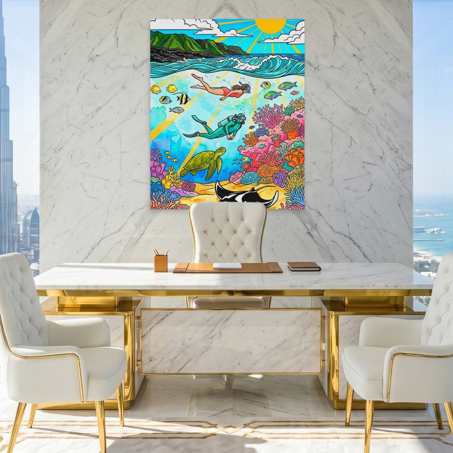 Tropical Reef Scene