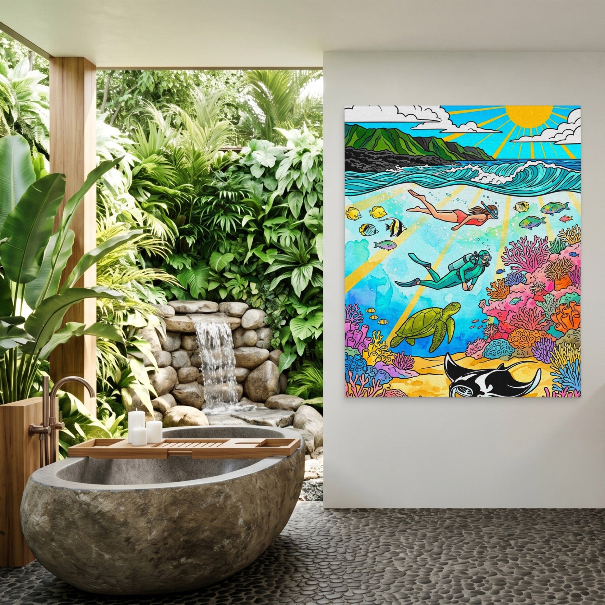 Tropical Reef Scene